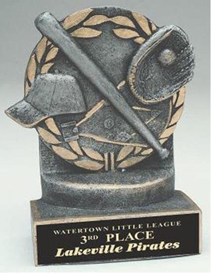 Baseball 4 1/4 Inch Resin Trophy