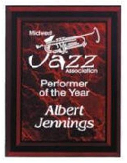 Red Marble Acrylic Plaque