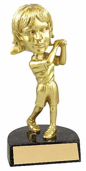 Female Golf Bobble Head Trophy