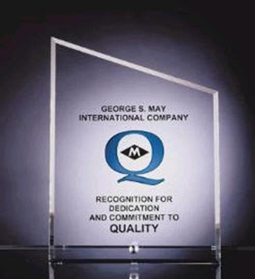 Glass Slant Rectangle Blank Award