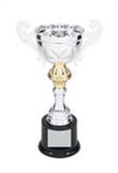 Silver Metal Loving Cup with Handles