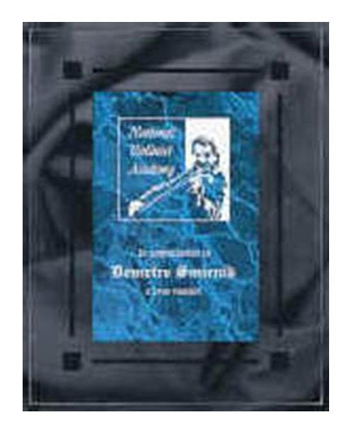 Blue Marble Clear Acrylic Plaque