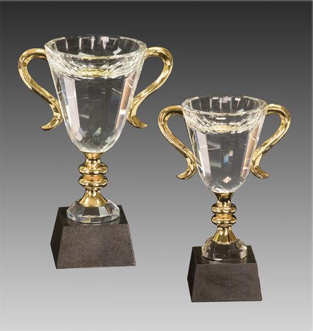 Crystal Cup with Marble Base