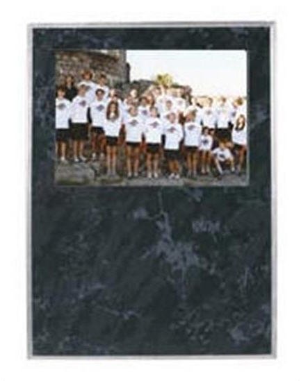 Black Marble Picture Plaque 9x12