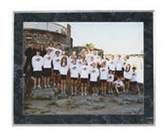 Black Marble Picture Plaque 10 1/2 x 13
