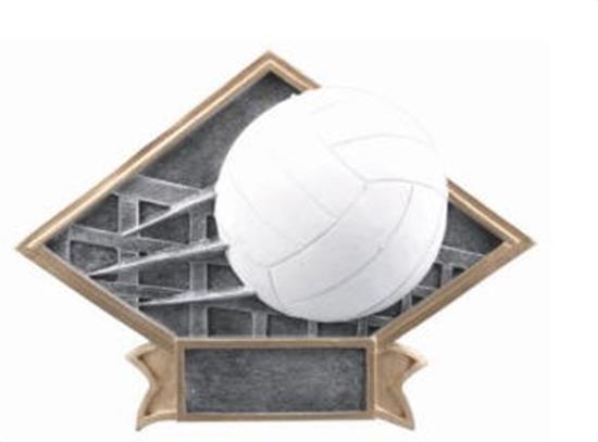 Volleyball Diamond Trophy