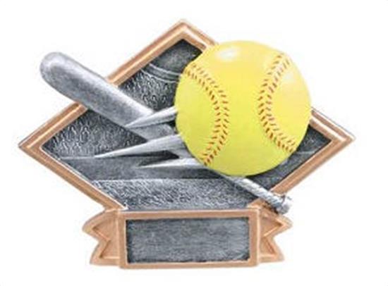 Softball Diamond Trophy