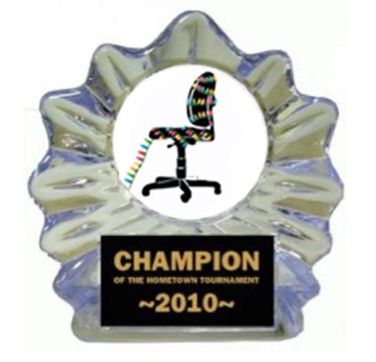 Cubicle Christmas Ice Flame Award