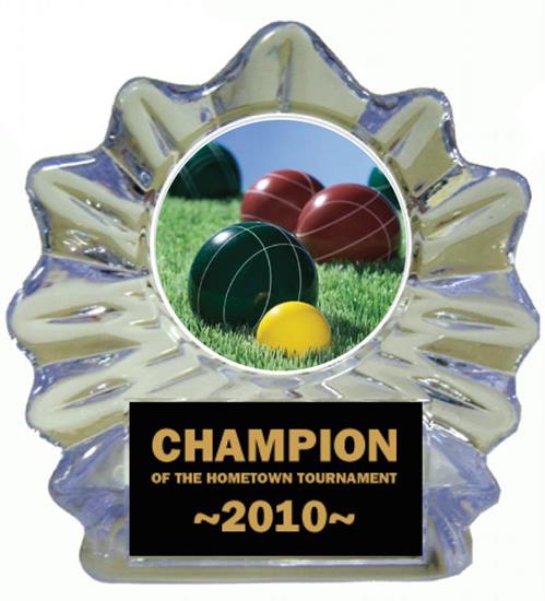 Bocce Ball Ice Flame Award