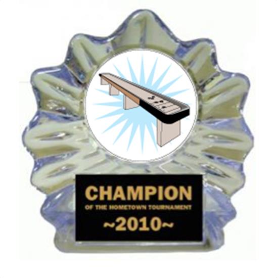 Table Shuffleboard Ice Flame Award