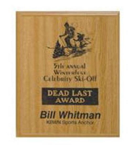 Cherry Plaque Laser Engraved