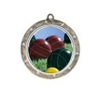 Shooting Star Bocce Ball Neck Medal