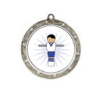 Foosball Figure Shooting Star Neck Medal