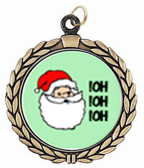 Victory Santa Neck Medal