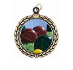 Victory Bocce Ball Neck Medal