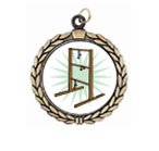Victory Ladder Golf Neck Medal