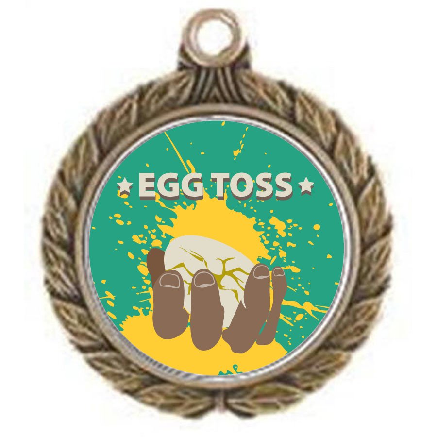 Egg Toss Victorious Medal