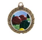 Victorious Bocce Ball Neck Medal