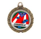 Cornhole Patriotic Victorious Neck Medal