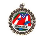 Cornhole Patriotic Neck Medal