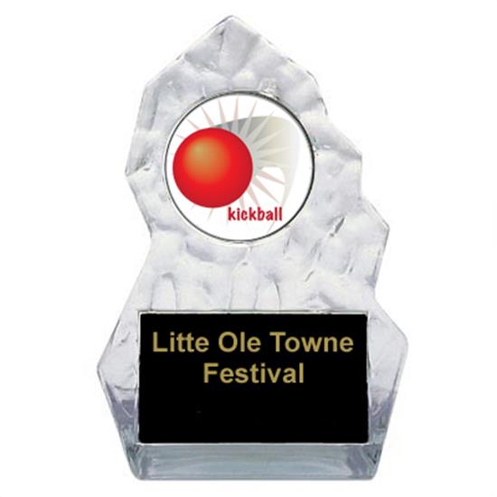 Lightning Sculpted Kickball Trophy