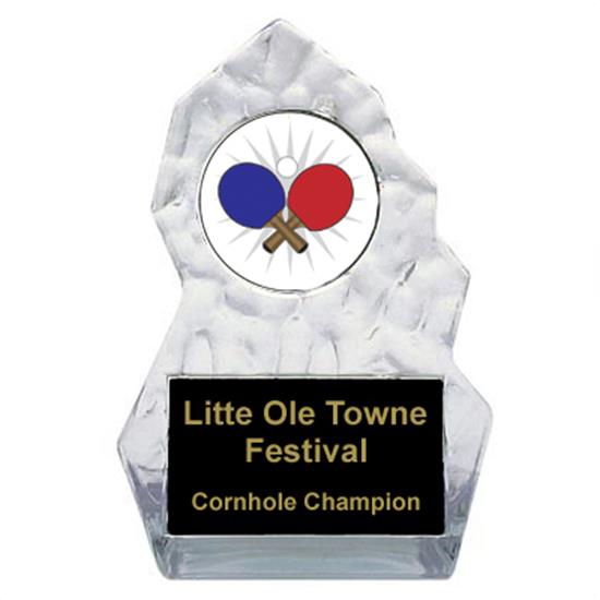 Lightning Sculpted Ping Pong Trophy