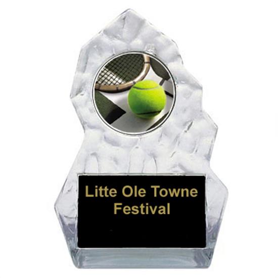 Tennis Lightning Sculpted Trophy