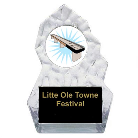 Table Shuffleboard Lightning Sculpted Trophy