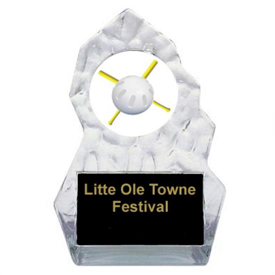 Wiffle Ball Lightning Sculpted Trophy