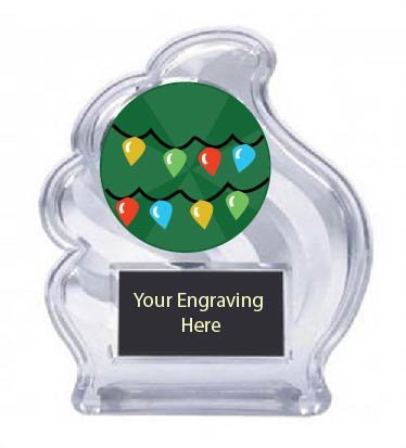 Best Christmas Lights Decorations Sculpted Wave Trophy