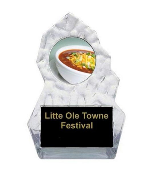 Lightning Sculpted Chili Bowl Cook Off Trophy