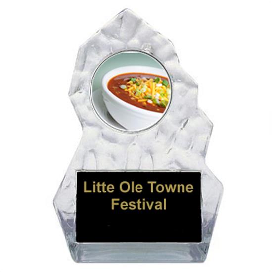 Chili Bowl Cook Off Lightning Sculpted Trophy