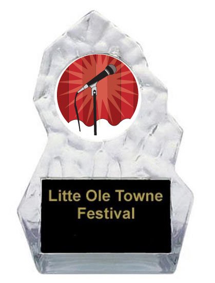Lightning Sculpted Karaoke Trophy