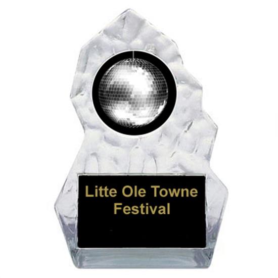 Disco Ball Lightning Sculpted Trophy