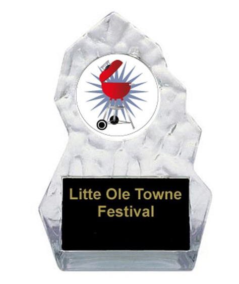 Lightning Sculpted Barbecue Trophy