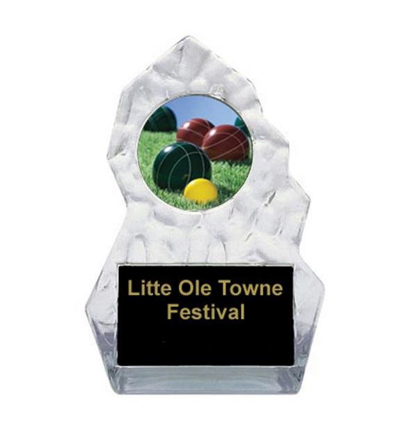 Bocce Lightning Sculpted Trophy