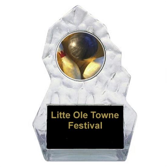 Bowling Lightning Sculpted Trophy