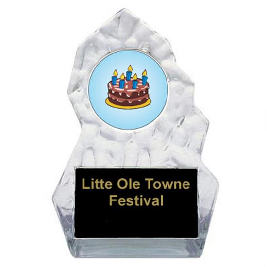 Lightning Sculpted Cake Decorating Trophy