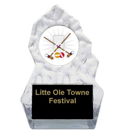 Lightning Sculpted Croquet Trophy