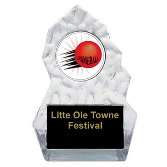 Lightning Sculpted Dodgeball Trophy