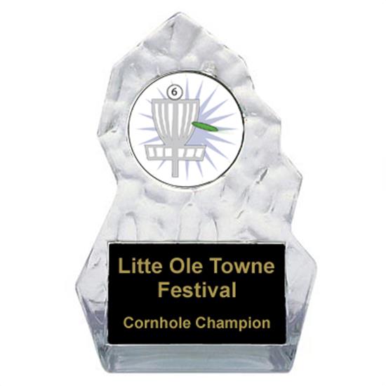 Lightning Sculpted Frisbee Golf Trophy