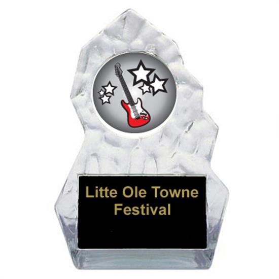 Electric Guitar Lightning Sculpted Trophy