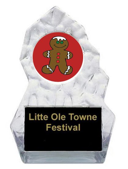 Lightning Sculpted Gingerbread Trophy