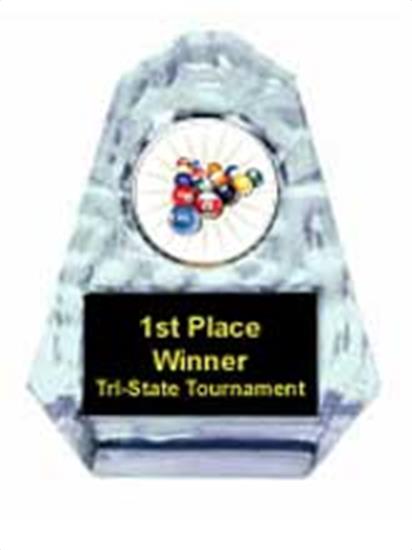 Billiards 2 Sculpted Ice Award