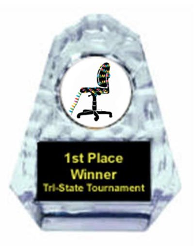 Christmas Cubicle Sculpted Ice Award