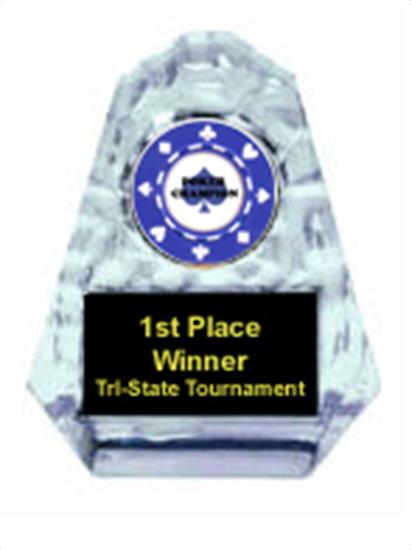 Poker Sculpted Ice Award