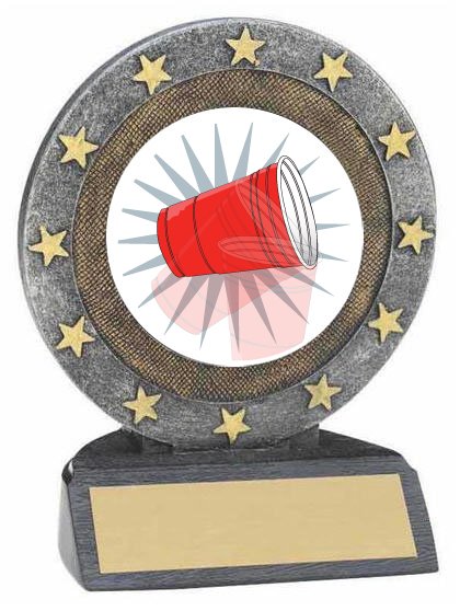 Flip Cup Resin Trophy