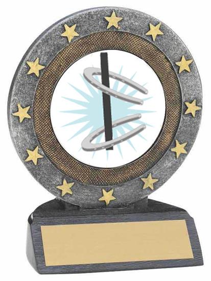 Horseshoe Resin Trophy