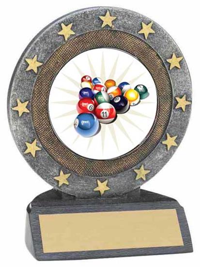 Billiards Star Resin Trophy 2
