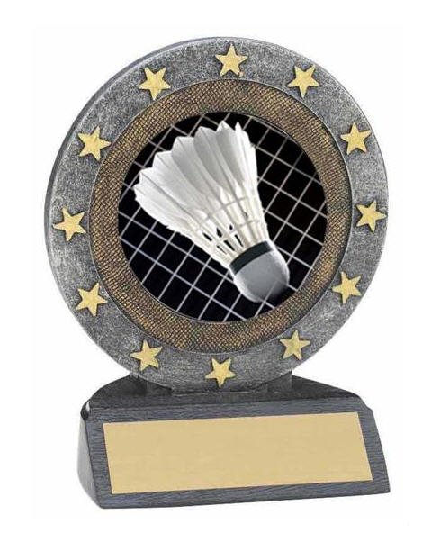 Badminton Resin Trophy